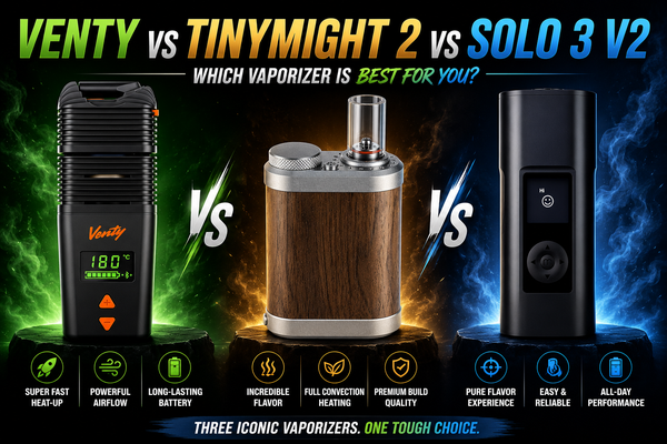 Venty vs Tinymight 2 vs Solo 3 V2: Battle of Premium Vapes