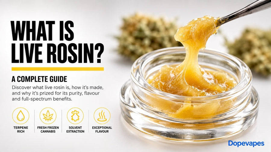 What is Live Rosin? The Complete Beginner’s Guide (UK Guide 2026)