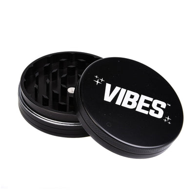 Vibes x Aerospaced 2pc 2.5" Grinder, Black - 50% Discount