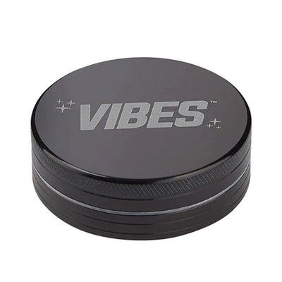 Vibes x Aerospaced 2pc 2.5" Grinder, Black - 50% Discount
