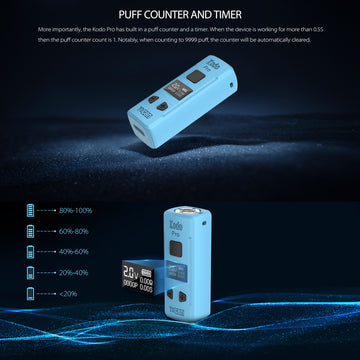 Kodo Pro Oil / CBD Box Mod - Yocan Kodo Pro Vaporizer | Compact design,  Adjustable voltage, USB Type-C charging
