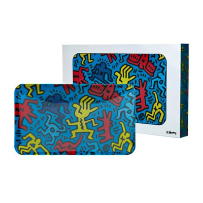 Keith Haring Glass Rolling Tray